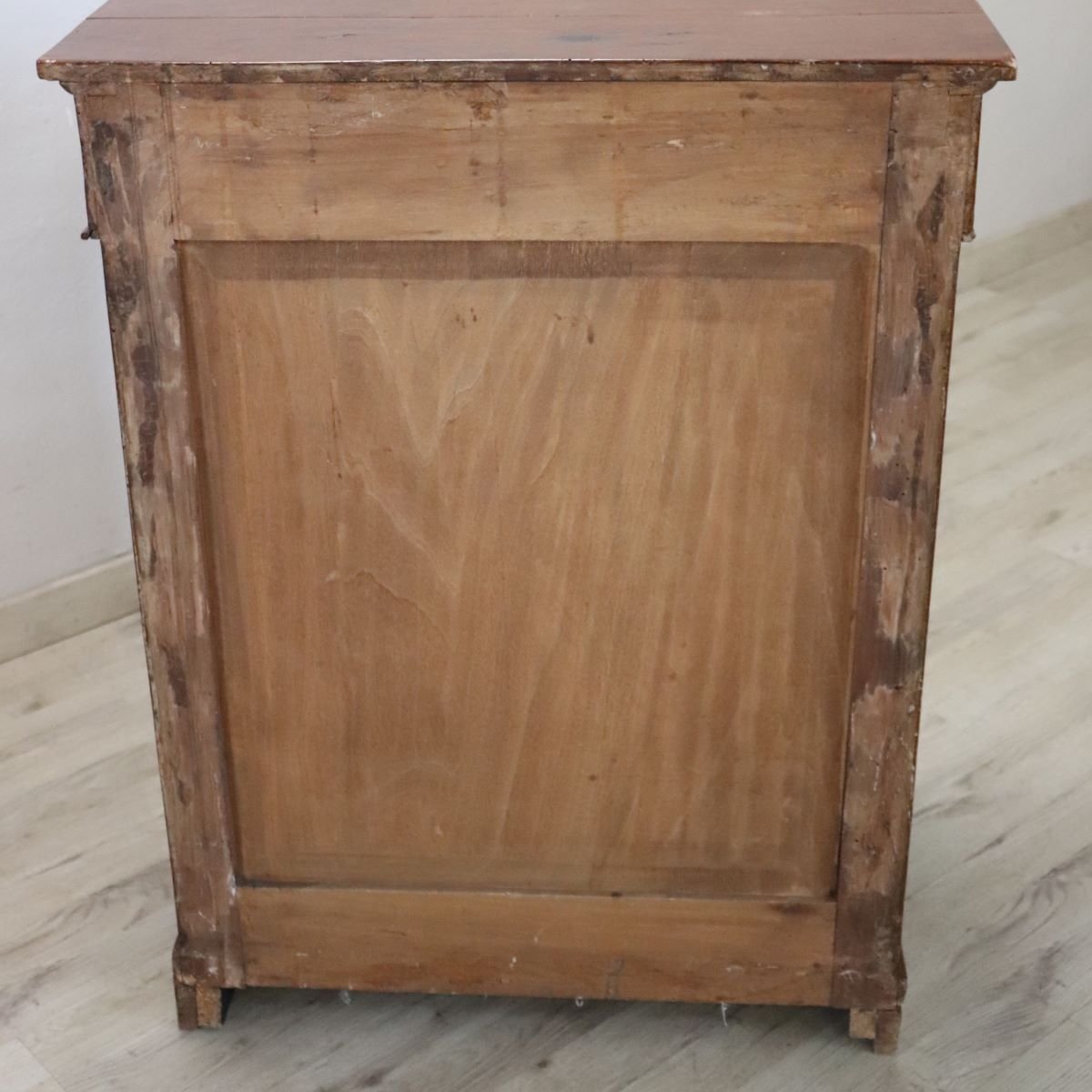 Small Antique Cherry Wood Chest Of Drawers, Italy, 19th Century-photo-6
