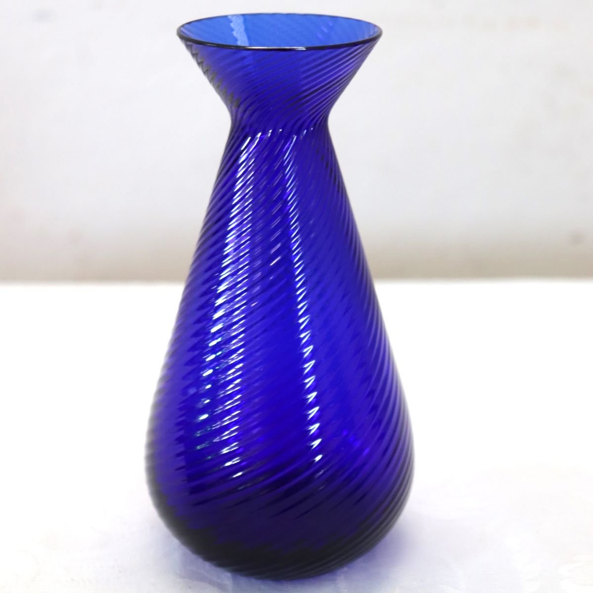 Set Of 3 Signed Venini Vases Dated 2012 With Original Label-photo-1