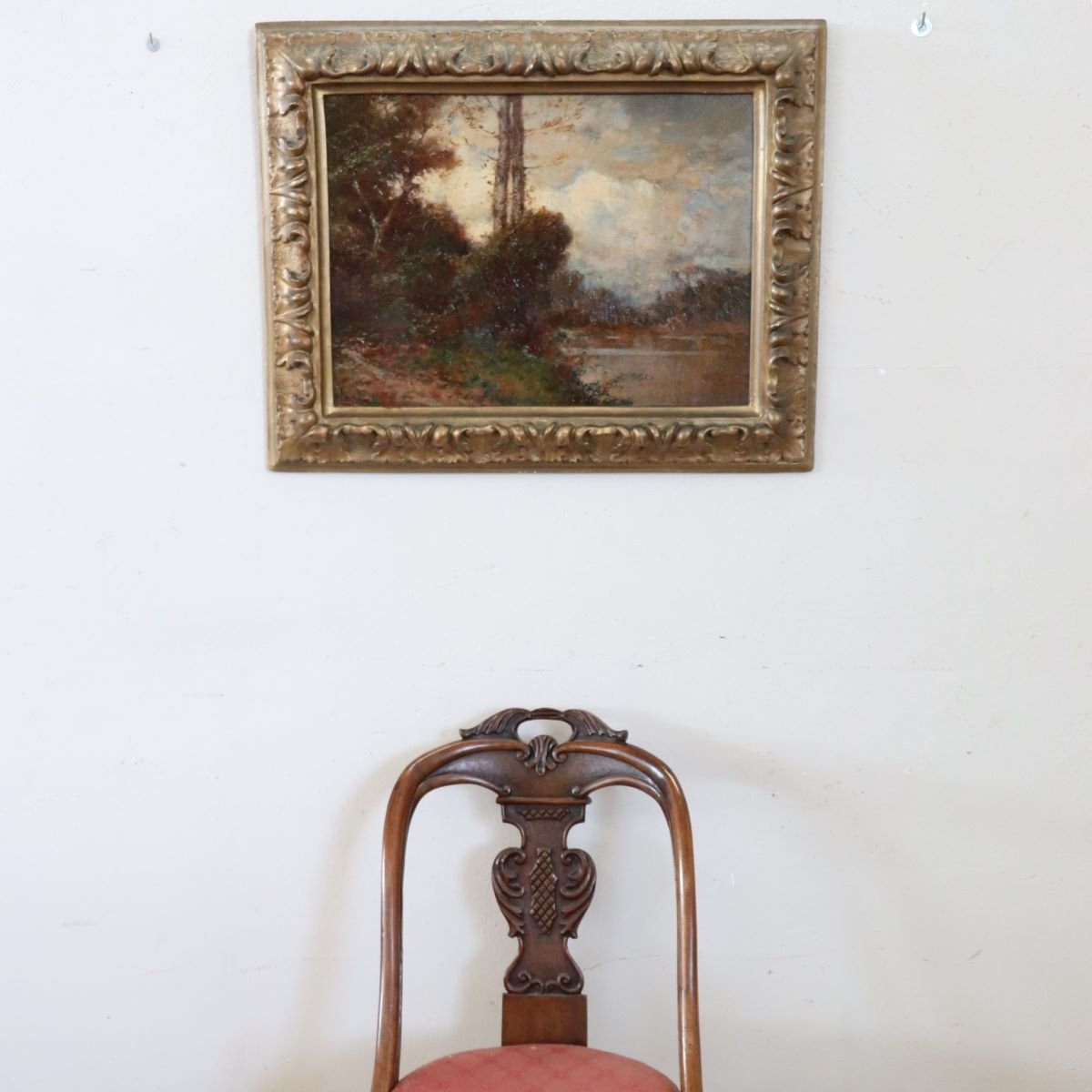 Oil Painting On Panel Signed L. Clara, Italian Landscape, Early 20th Century-photo-3