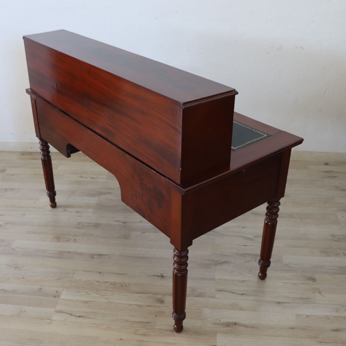 Antique Mahogany Desk, Italy, 19th Century-photo-4