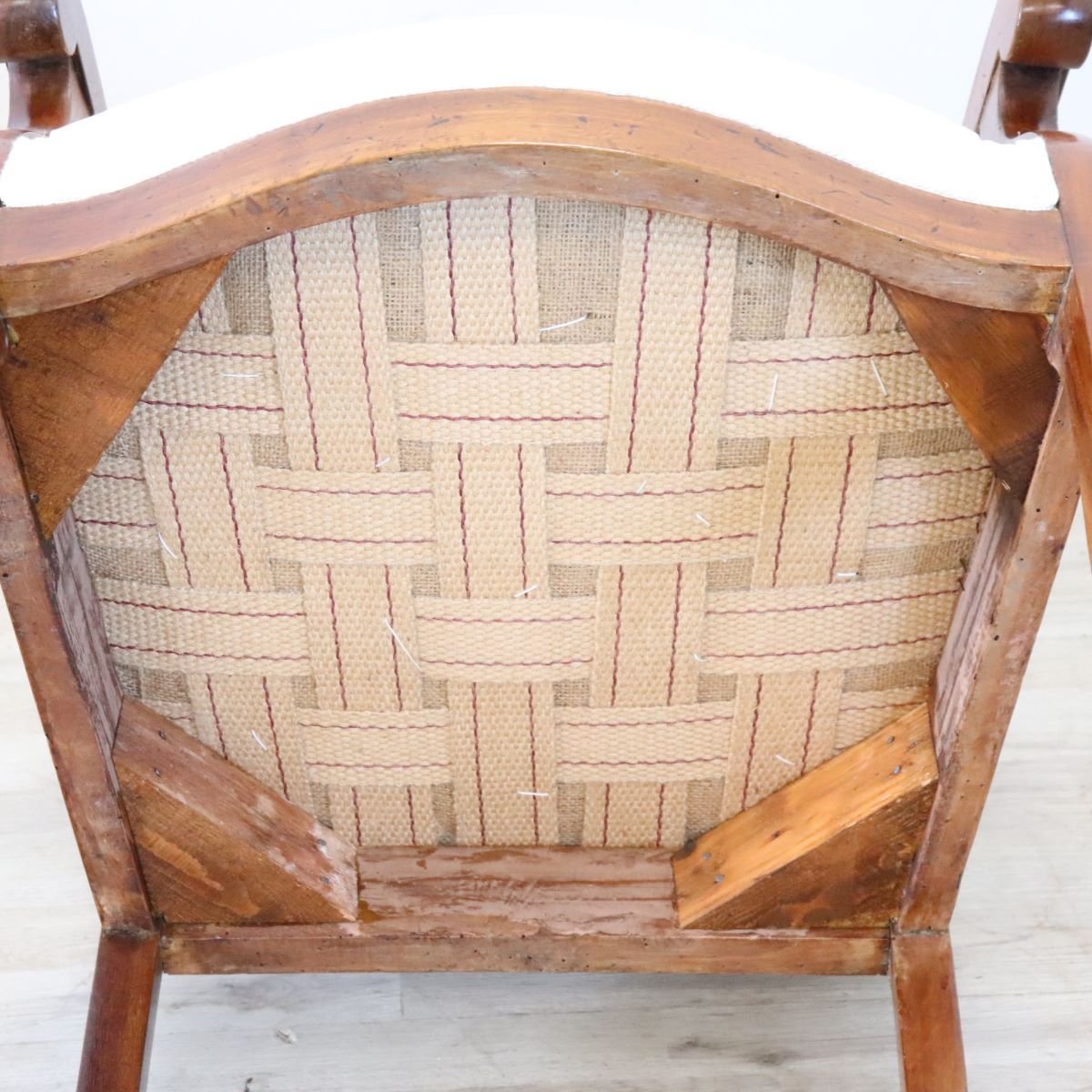 Antique Walnut Armchair, Italy, 19th Century-photo-2