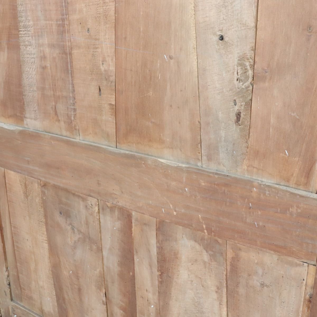 Armoire Antique en Bois de Peuplier Massif, Italie Début du 19e Siècle-photo-7