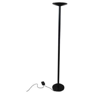 Floor Lamp In Black Metal, 1970s