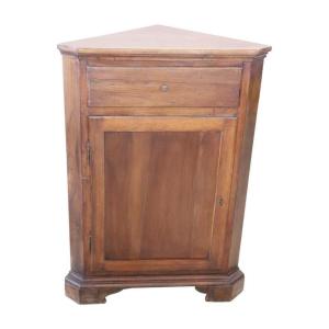 Walnut Corner Cabinet