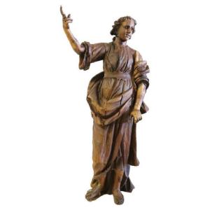 Saint Sculpture, 18th Century, Wood