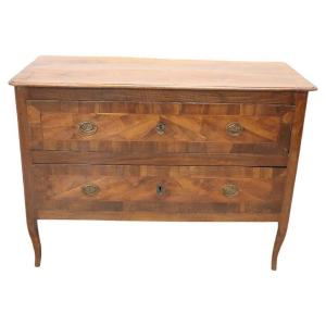 Commode En Noyer, 18ème Siècle