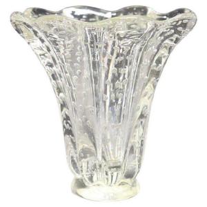 Vase Vintage En Verre De Murano, 1950s