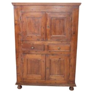 Armoire Antique En Sapin, Fin Du 18ème Siècle