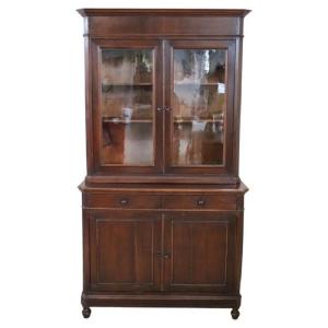 Antique Sideboard In Walnut Veneer, Italy 19th Century