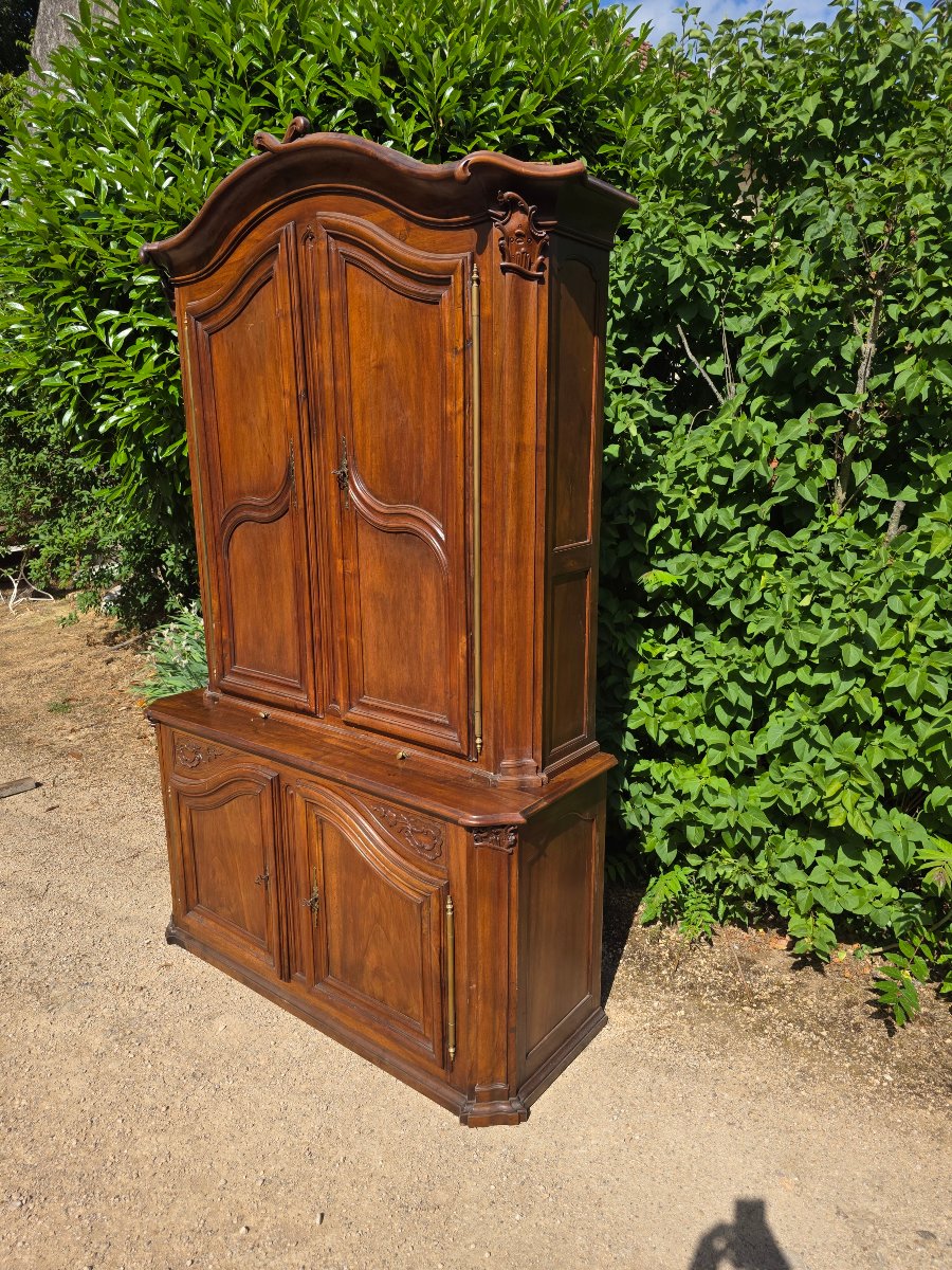 Two-body Walnut Sideboard-photo-2