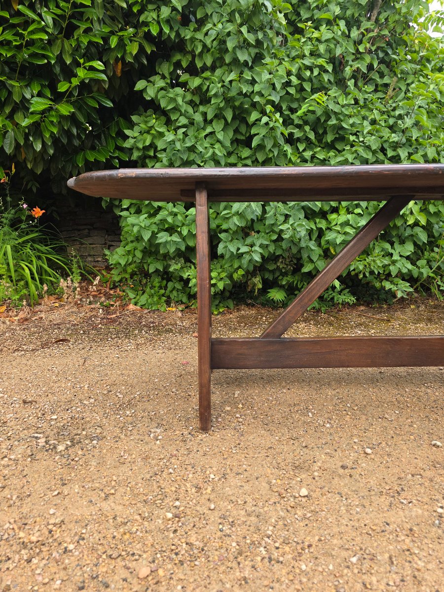 Farm Table In Oak And Fir-photo-3