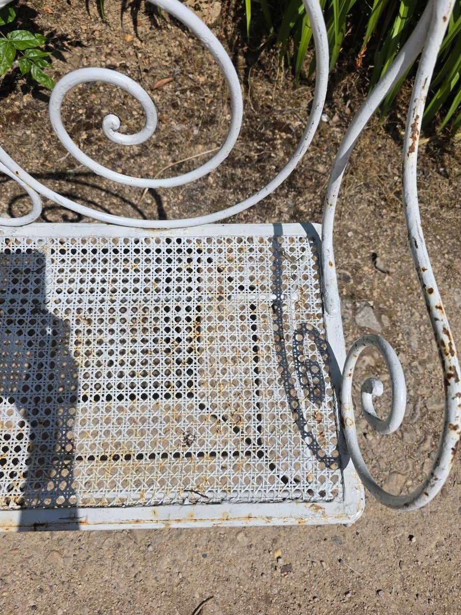 Late 19th Century Iron Bench-photo-1