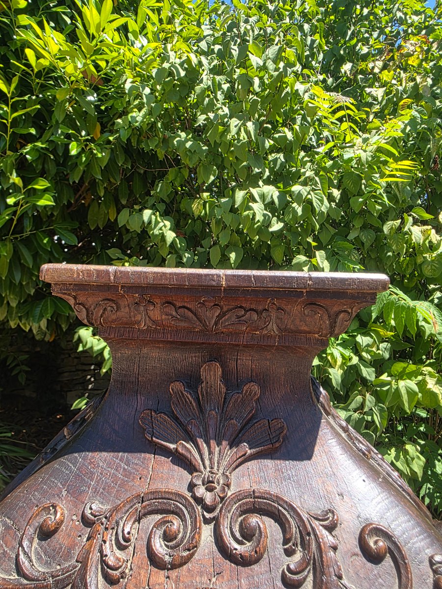 Tabernacles en chêne monoxyle début du 18eme-photo-4