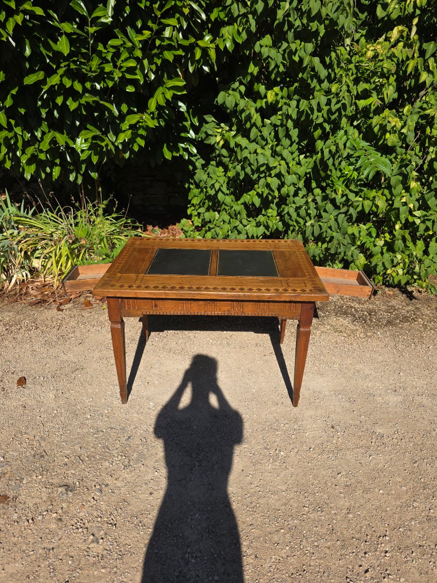 Table de changeur en noyer-photo-2
