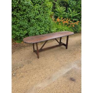Table de ferme en chêne et sapin 