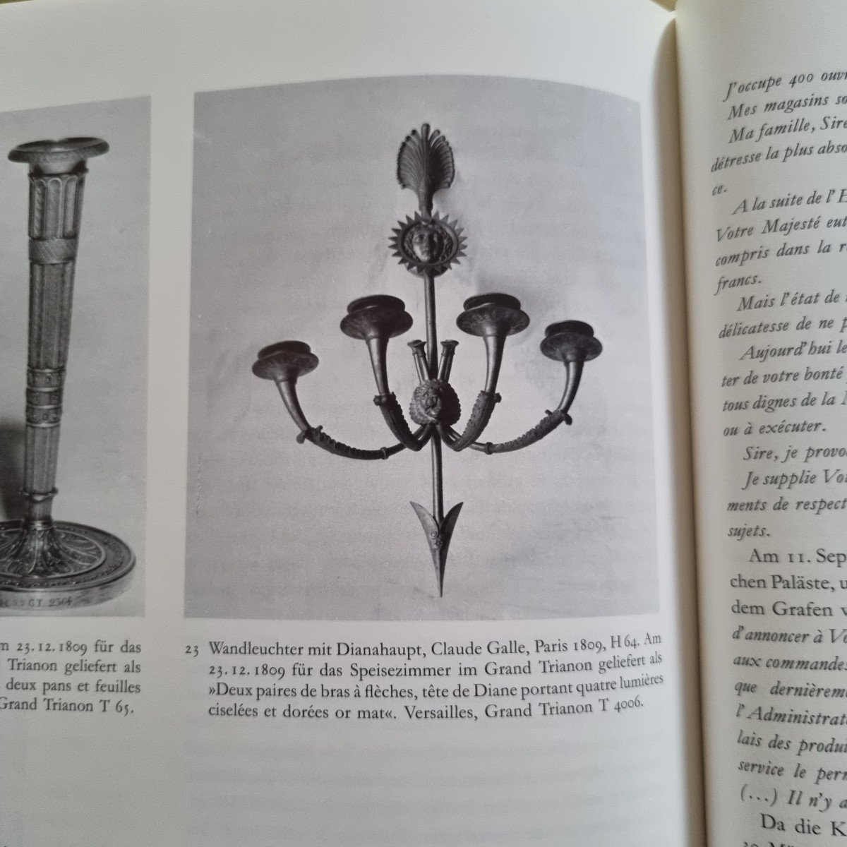 C. Galle, Large Pair Of Sconces At La Flèche De Diane. Nineteenth Century.-photo-6