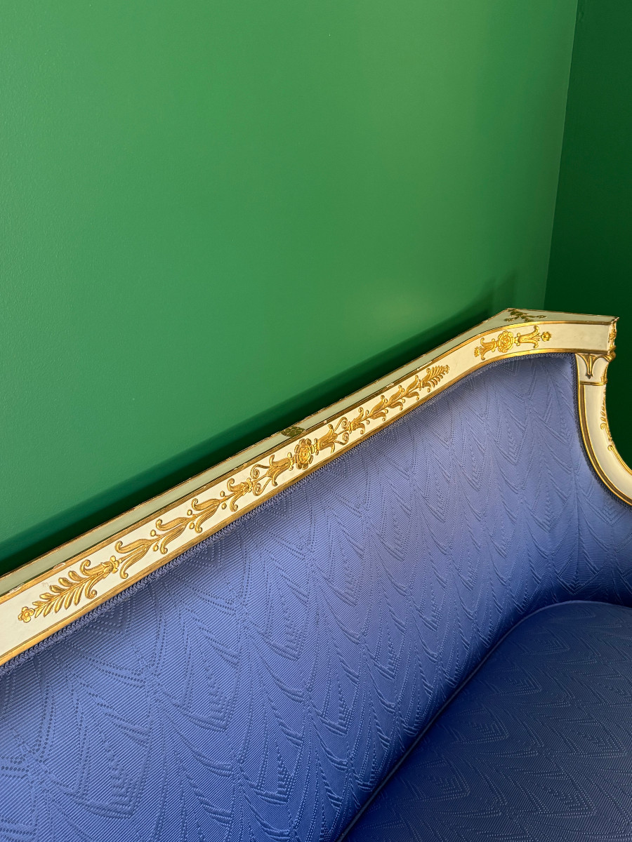  Canapé d’époque Empire, dans le goût de Jacob-Desmalter ou Marcion.-photo-4