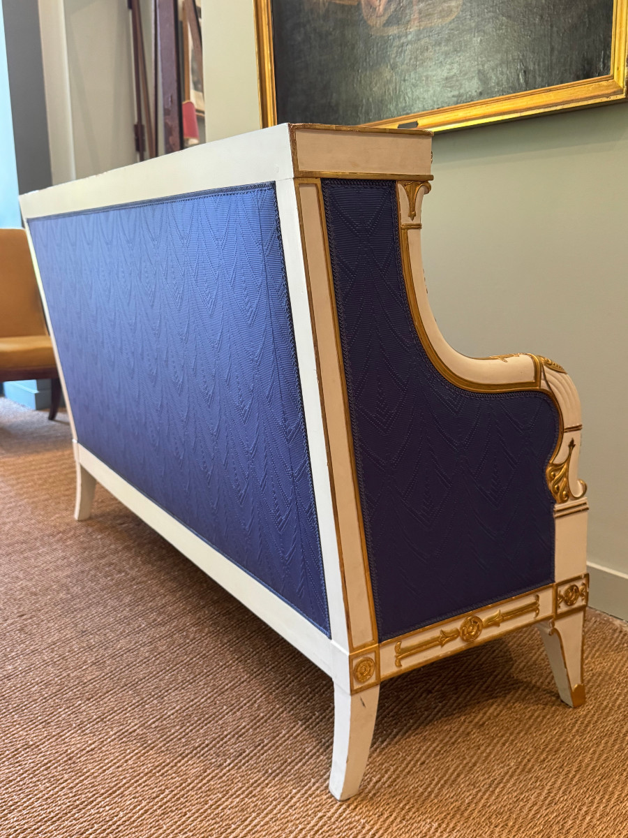  Canapé d’époque Empire, dans le goût de Jacob-Desmalter ou Marcion.-photo-8