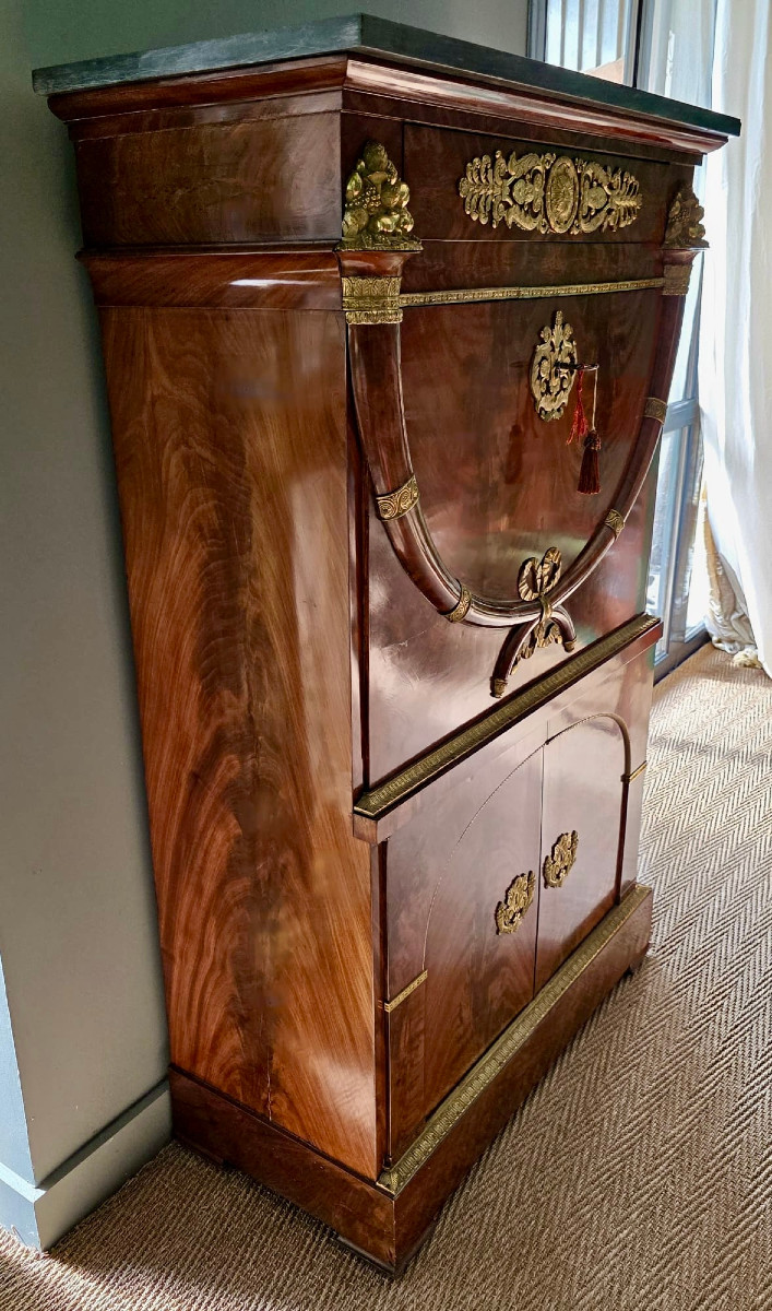 JACOB FRÈRES, Secrétaire d'apparat "Aux cornes d'abondance", époque Consulat-Empire. -photo-4