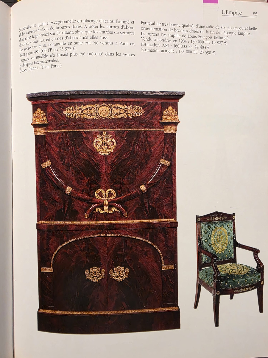 JACOB FRÈRES, Secrétaire d'apparat "Aux cornes d'abondance", époque Consulat-Empire. -photo-7