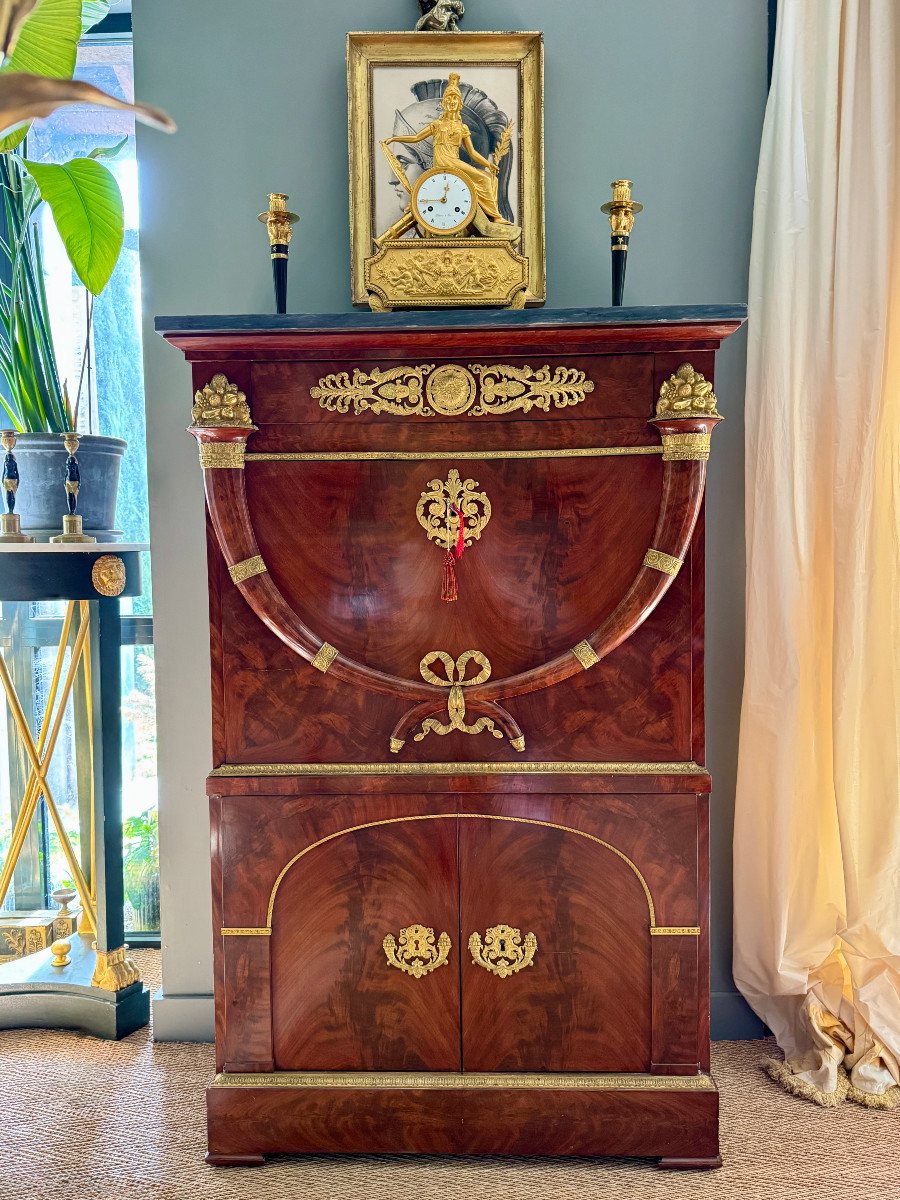 JACOB FRÈRES, Secrétaire d'apparat "Aux cornes d'abondance", époque Consulat-Empire. -photo-8