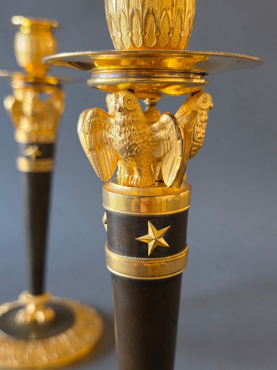 Claude Galle, Large Pair Of Empire Period -photo-4