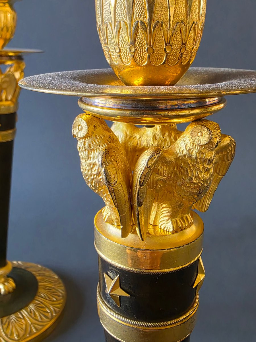 Claude Galle, Large Pair Of Empire Period -photo-1