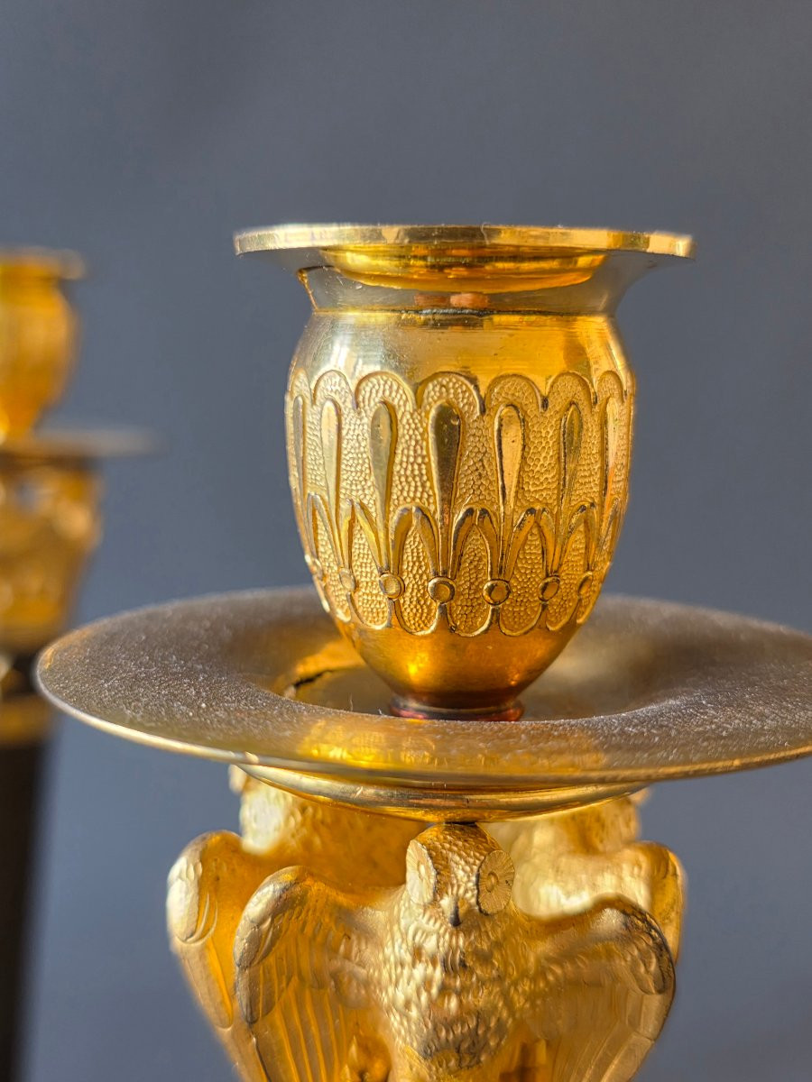 Claude Galle, Large Pair Of Empire Period -photo-3