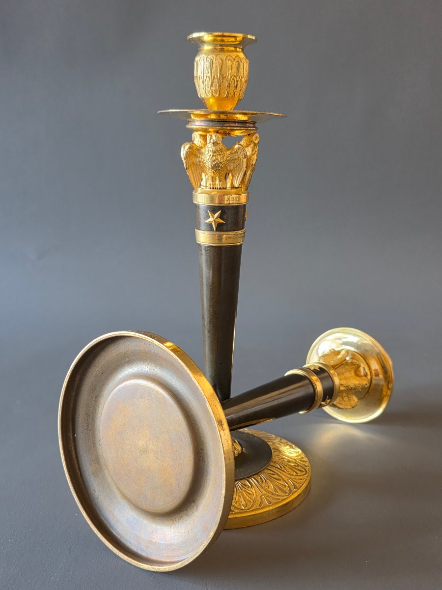 Claude Galle, Large Pair Of Empire Period -photo-4