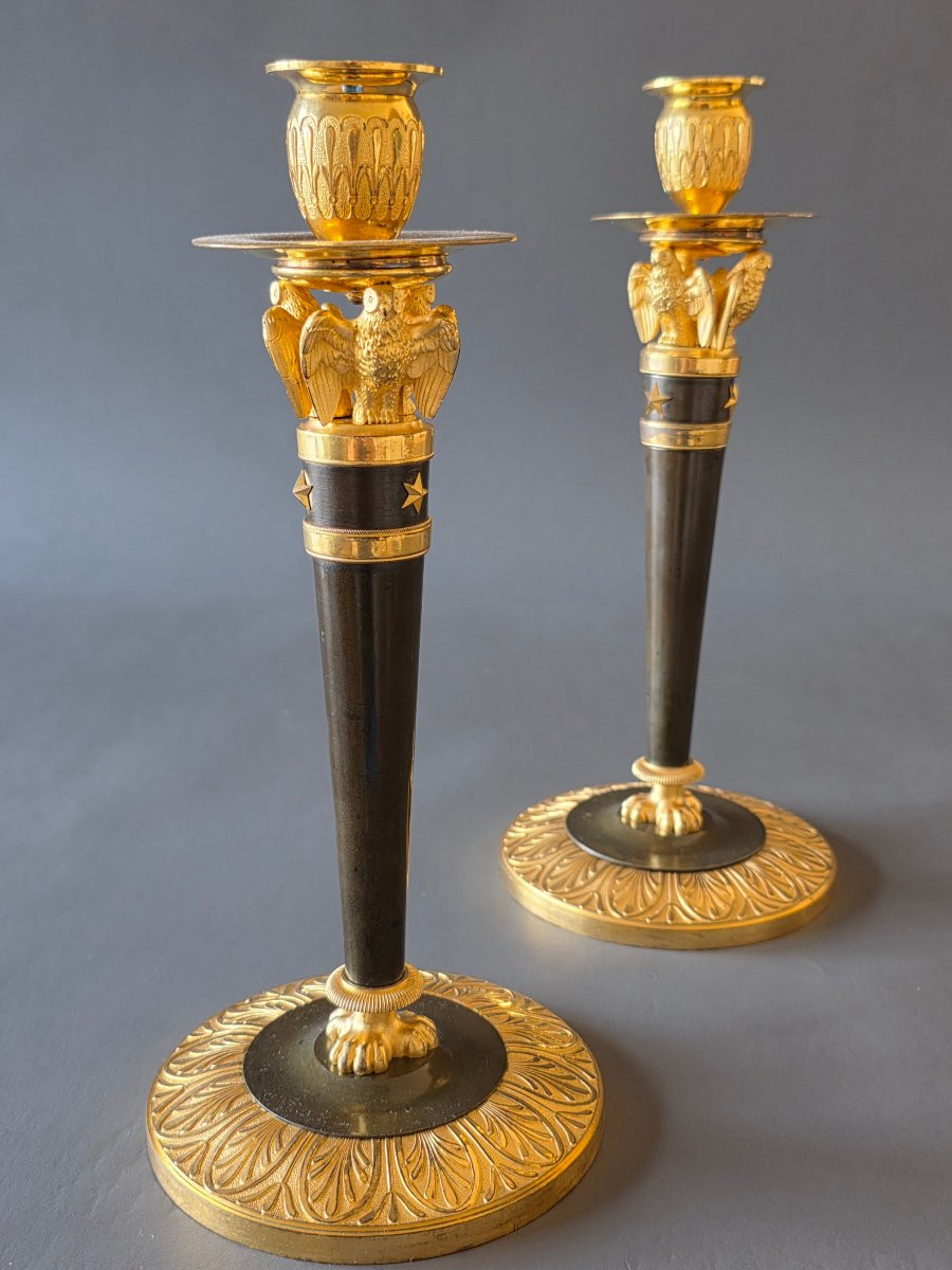 Claude Galle, Large Pair Of Empire Period -photo-7