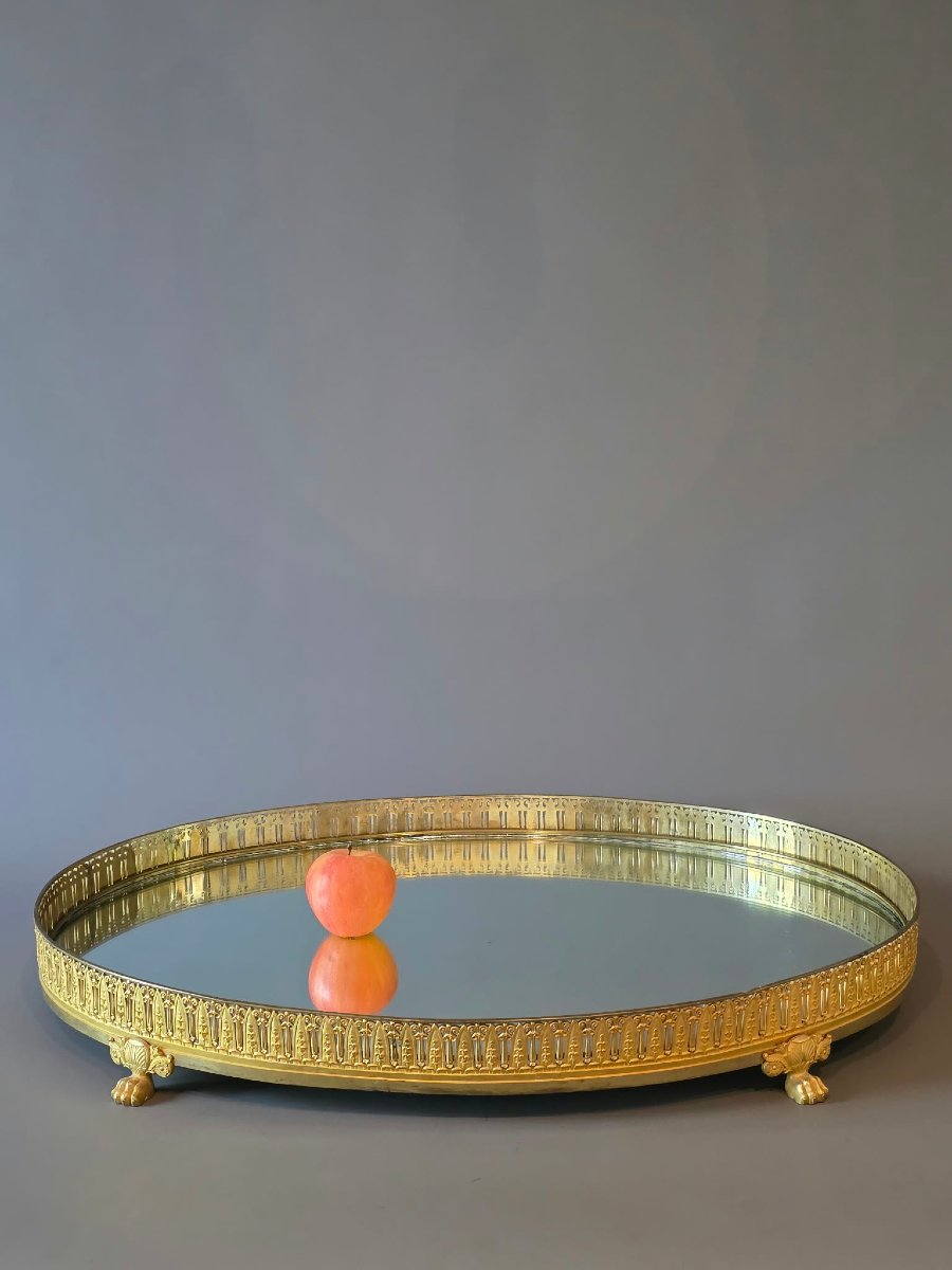 Large Bronze Centerpiece From The Empire Period, Attributed To Thomire. 71 Cm.-photo-6