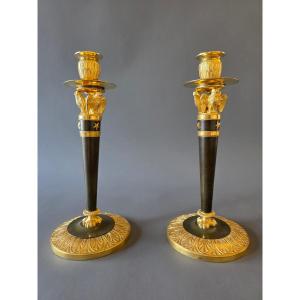 Claude Galle, Large Pair Of Empire Period 