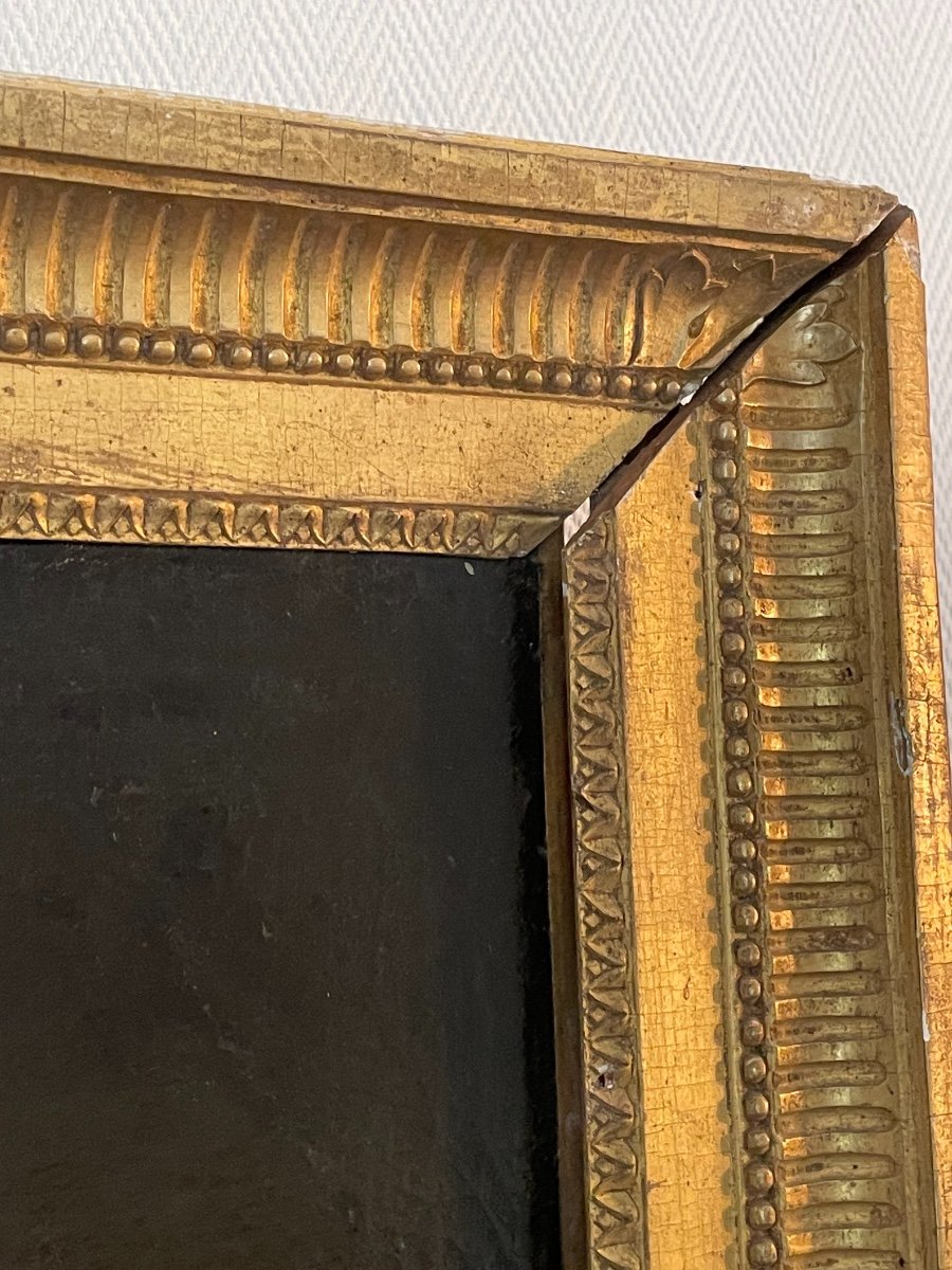Tableau Ancien Huile Sur Toile Grand Portrait d'Un Noble époque XVIII Eme Encadré Aristocrate-photo-8