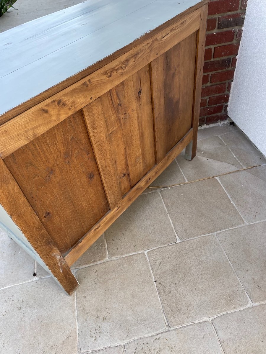 Ancienne petite Commode Louis XV Galbée En Chene Patiné, Début Du XX Eme-photo-5