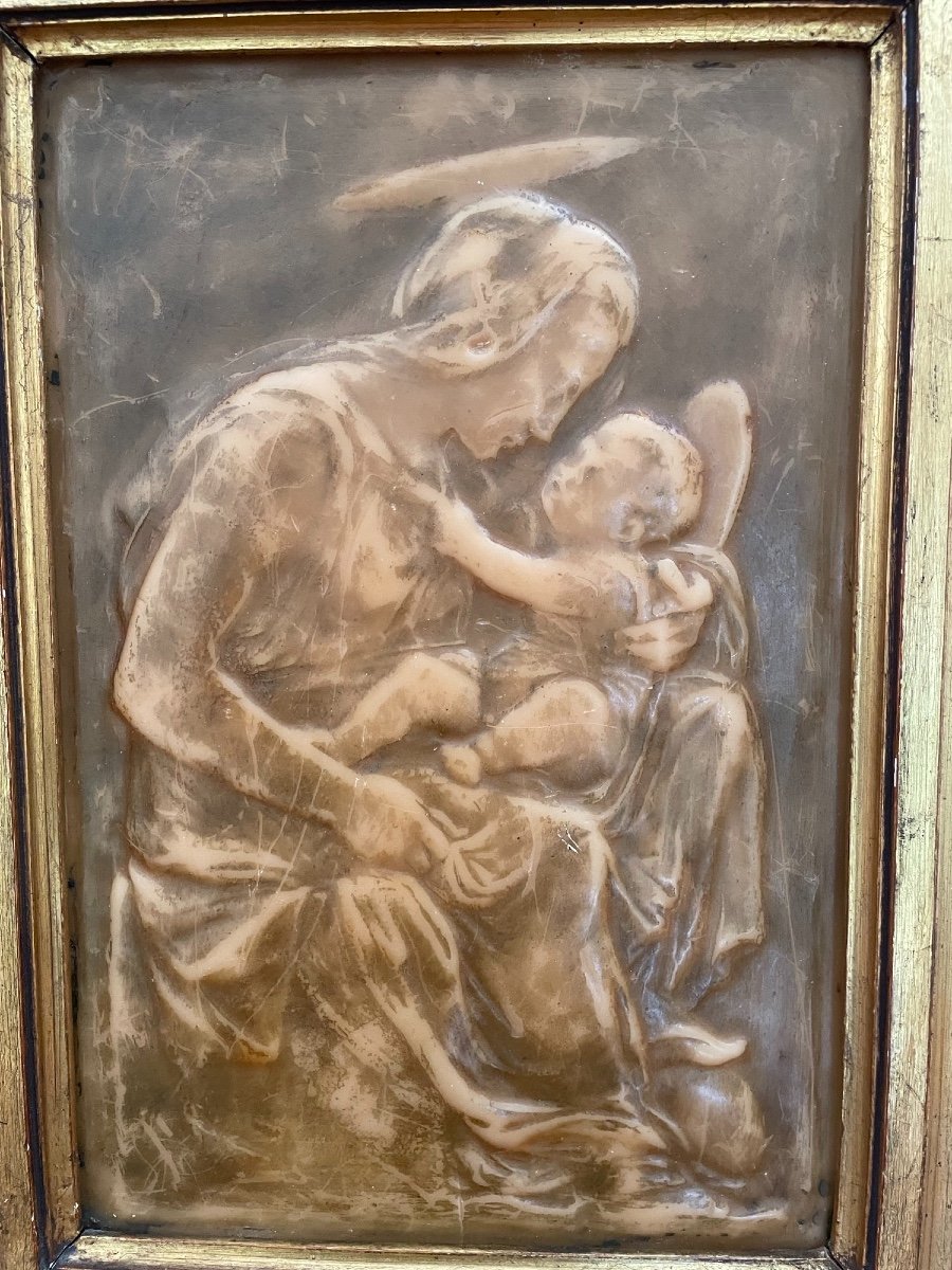 The Virgin And The Child Jesus: Proofs In Gilt Bronze And Lost Wax Early 20th Century, Religion-photo-7