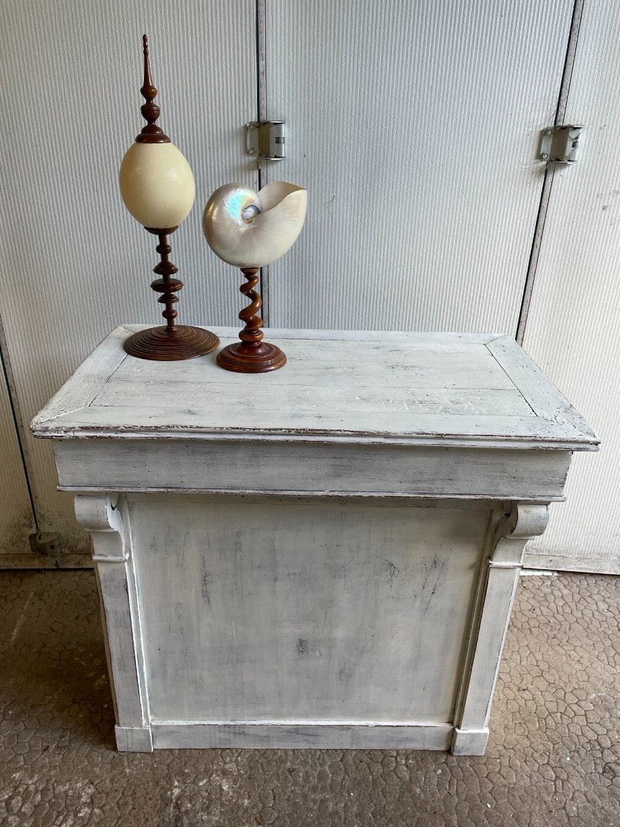 Ancien Comptoir De Magasin Vers 1900 Raoulx Meuble De  Métier Paris  petites dimensions-photo-3