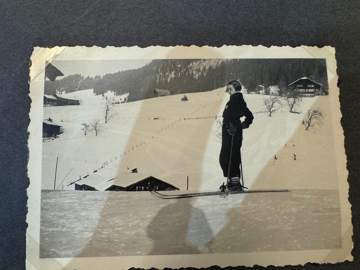 Old Photo Album Rouen Gstaadt Dinars Mont Saint Michel: Around 1935 Family Life 173 Photos-photo-3