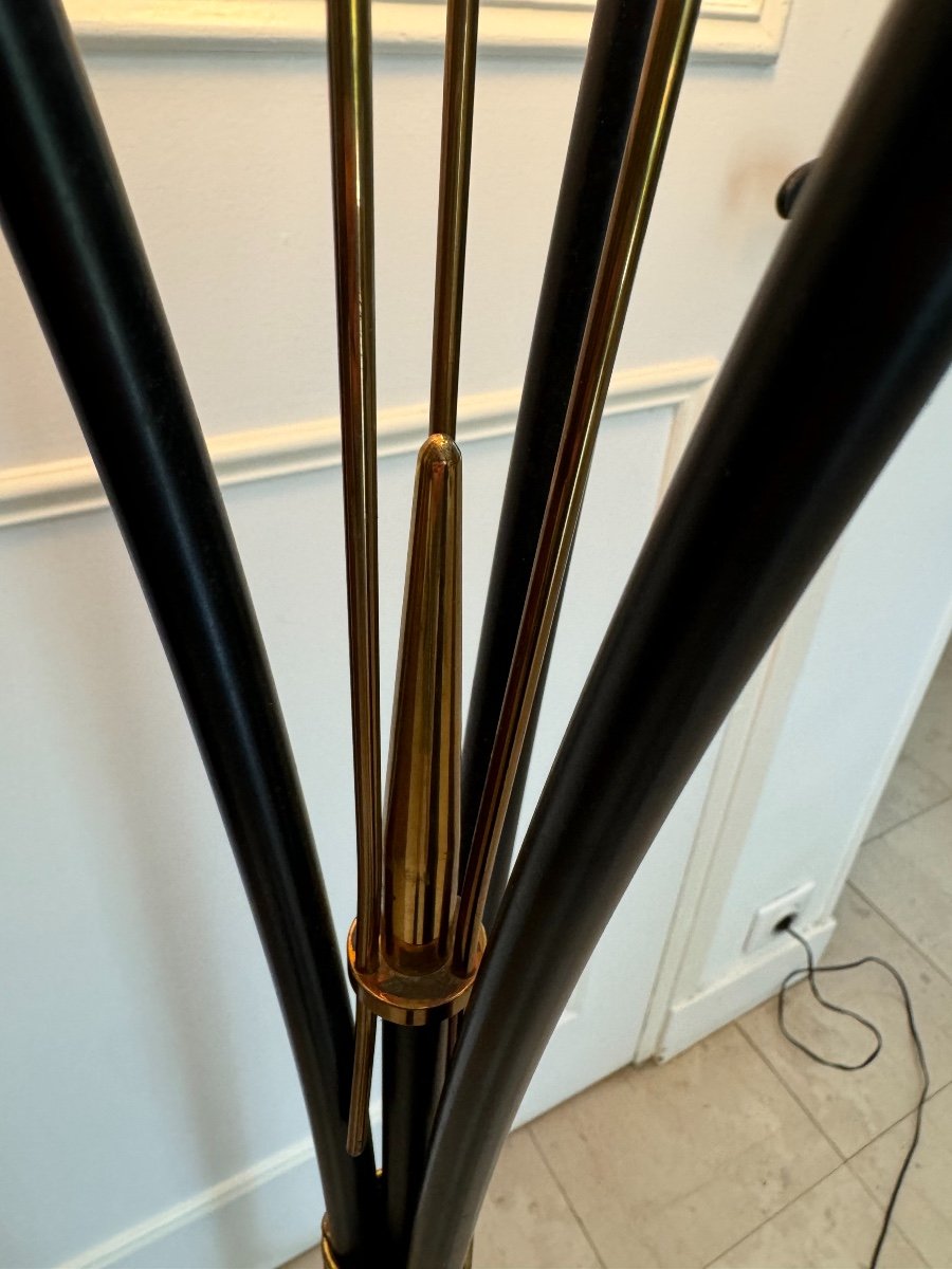 Ancien Lampadaire Tripode Par La Maison Lunel Années 50/60 Vintage XX ème-photo-6