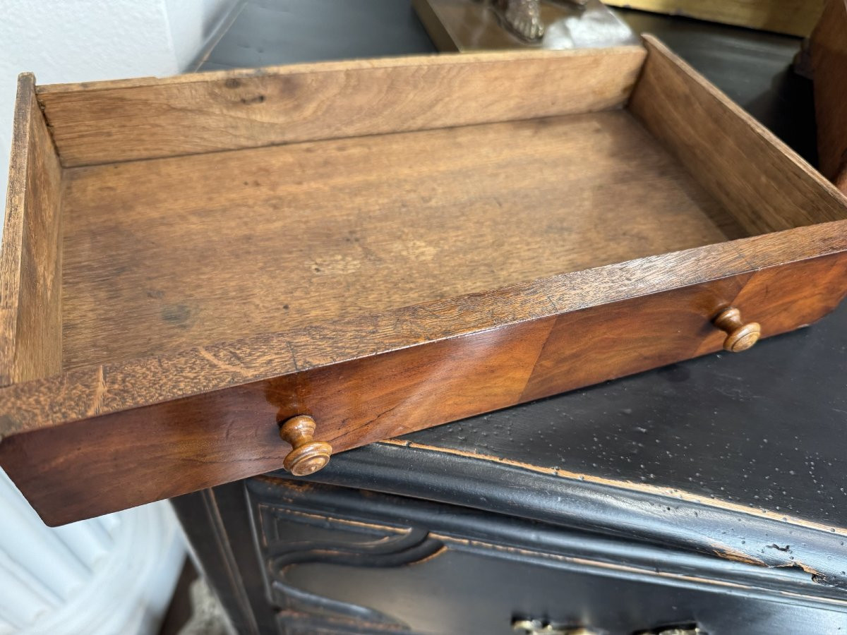 Ancienne commode de maitrise epoque XIX eme siècle vers 1840 compagnon  maîtrise coffret bijoux-photo-1