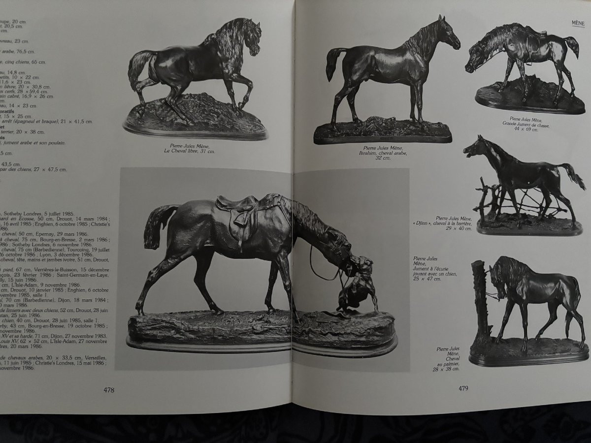 Antique Bronze Animal Sculpture: Horse At The Djinn Barrier By Pierre-jules Mêne, 19th Century -photo-6