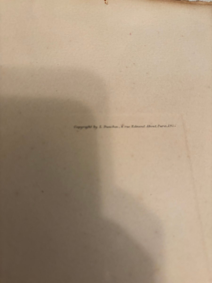 Braque d'auvergne ou Pointer Chien de chasse par Leon Danchin debut XX eme estampe lithographie-photo-6