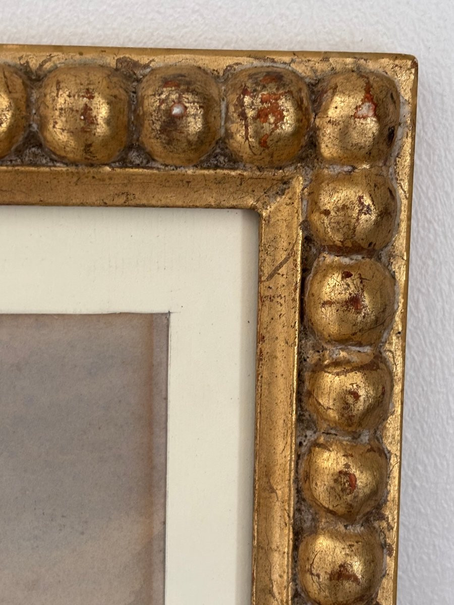 Antique Painting, Normandy, Rouen, Watercolor On Paper, Early 19th Century, Pride Of Saint Romain, Dlg S Prout-photo-1