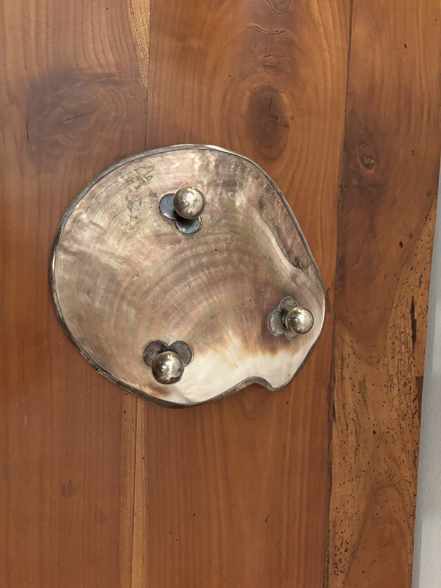 Antique Mother-of-pearl Caviar Plate, Known As A "mother Of Pearl" Plate, Art Deco, Early 20th Century, A Curiosity.-photo-8