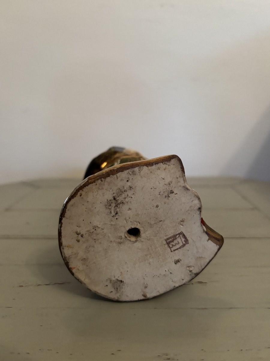 Ancienne statue Kannon Guanyin en porcelaine de Satsuma début XX eme Japon -photo-7