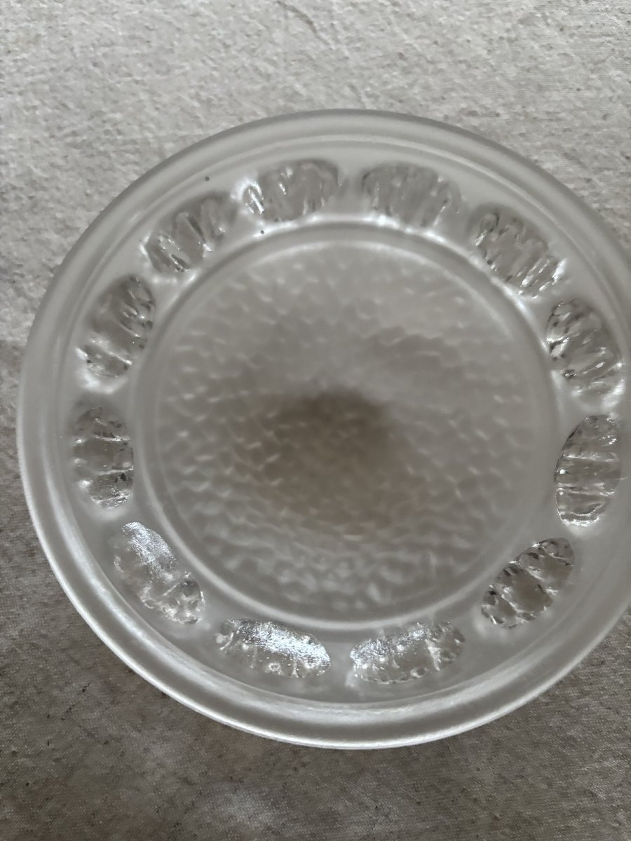 Antique Small Ezan Modernist Frosted Glass Ceiling Light, Art Deco Style, Circa 1930-photo-3