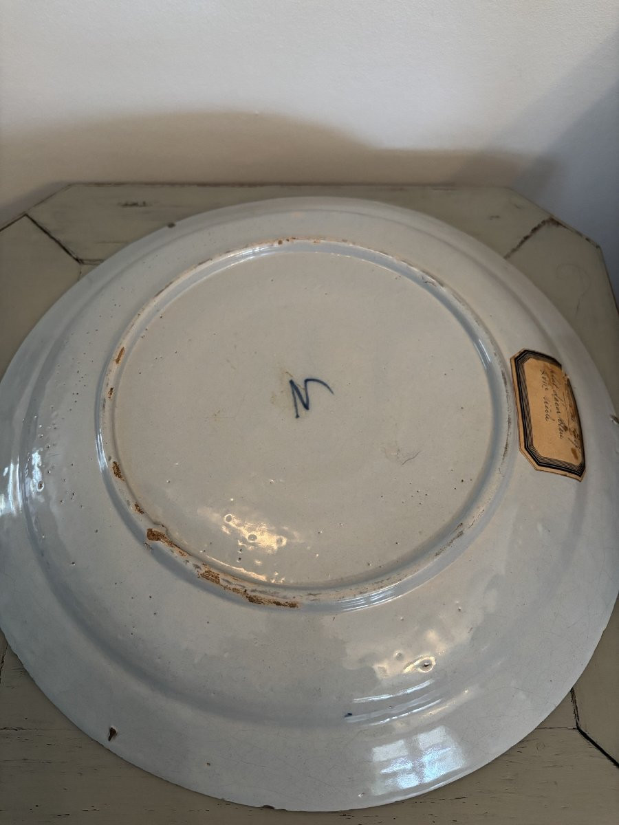 Ancien et grand plat en faience de Delft fin XVII début XVIII eme siècle faïence ancienne-photo-2