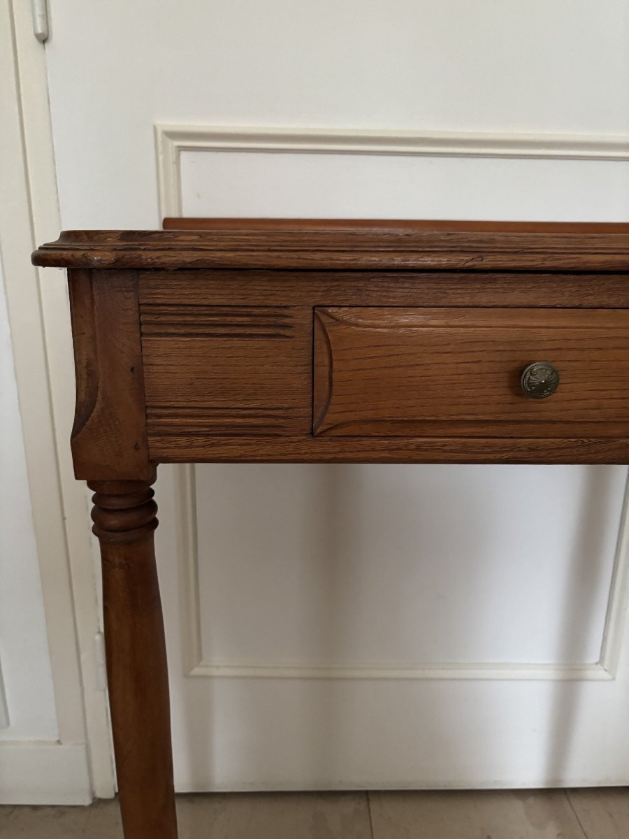 Ancienne paire de consoles murales meuble de métier coiffeur vers 195O art deco chevet -photo-3