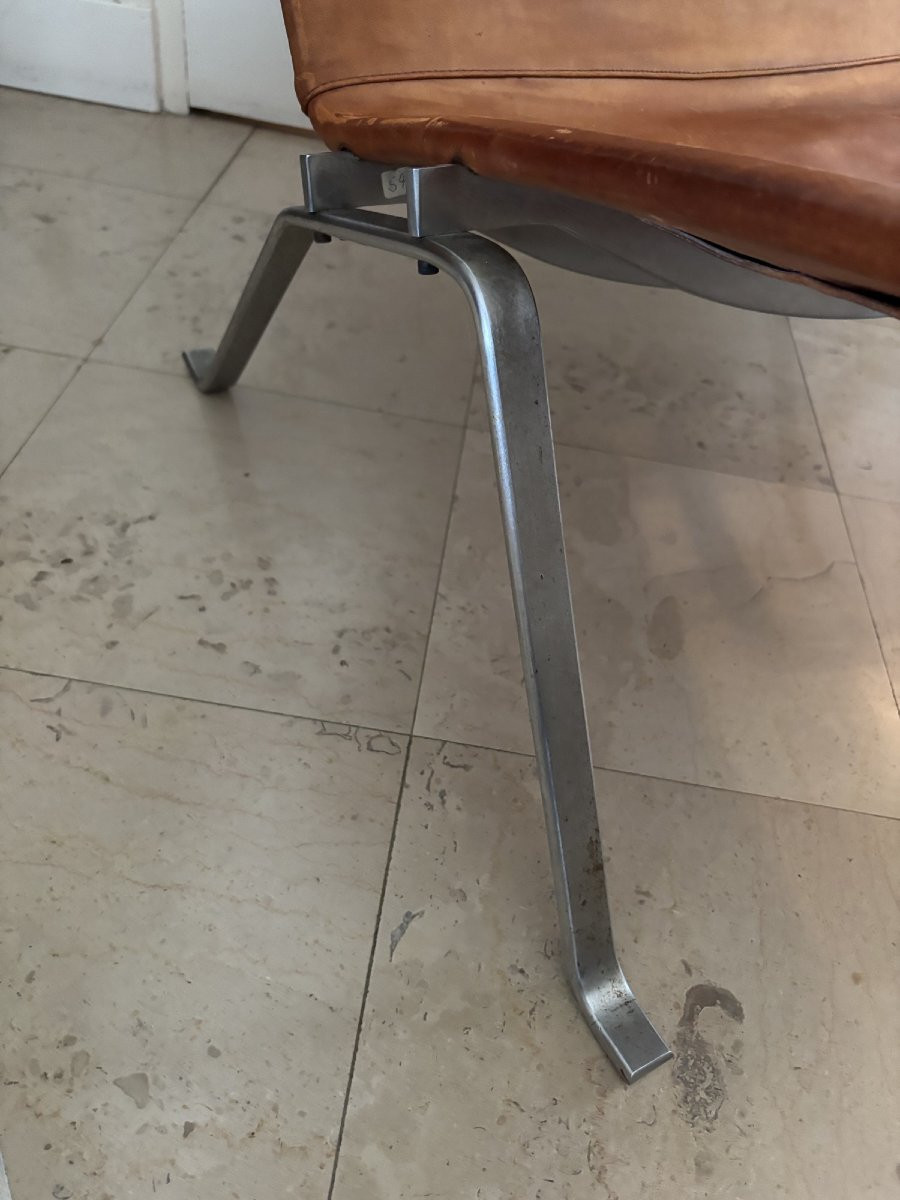 Vintage Poul Kjaerholm (1929-1980) Armchair, Pk22 Model, For Restoration.-photo-5