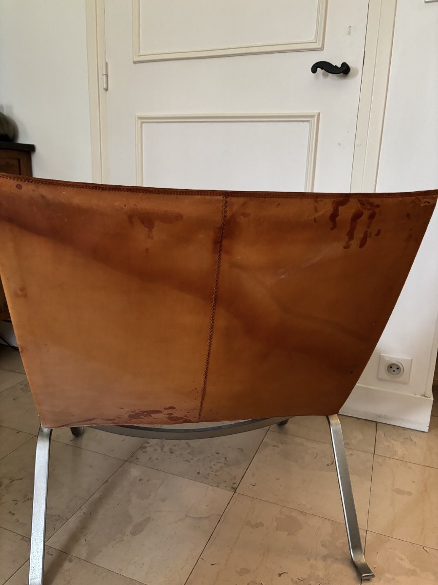 Vintage Poul Kjaerholm (1929-1980) Armchair, Pk22 Model, For Restoration.-photo-7