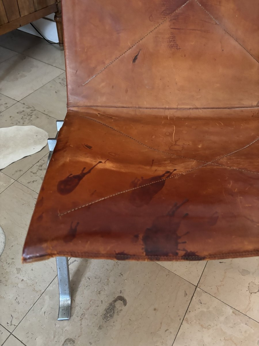 fauteuil 2 Poul Kjaerholm (1929-1980), ancienne chauffeuses modèle PK22 à restaurer vintage -photo-2